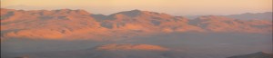 Surrounding landscape at Paranal at sunset (credit: Herve Bouy)