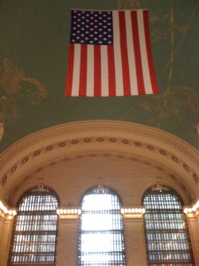 The ceiling of the Terminal Grand Station. Notice the constellations