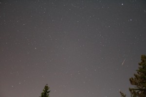 An Auridis meteor observed from Lick observatory on September 1 2007 (Credit: F. Marchis)