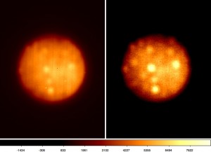 Lp and Ms band observations of Io taken on Nov 29 2010. Several active and low temperature active centers are detected. 
