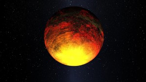 Artist concept of Kepler 10b (Credit: NASA)