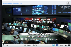 JPL-Mission Control at 11:05pm PST