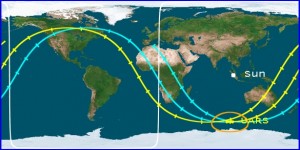 New reentry map at 8pm PDT